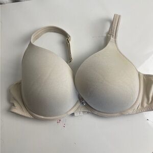 Cacique Cream Seamless Bra with Adjustable Straps